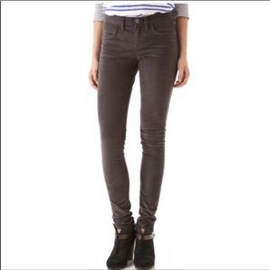 Brown corduroy skinny pants | madewell